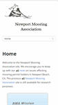 Mobile Screenshot of newportmooringassociation.org